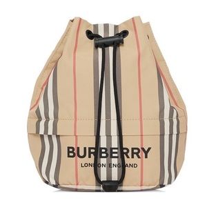Burberry Draw-Cord Nylon bag